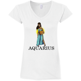 Aquarius Inspired. Specially Designed V-neck