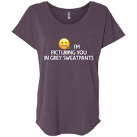 Grey Sweatpants Dolman Sleeve