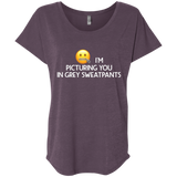 Grey Sweatpants Dolman Sleeve