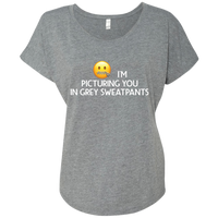 Grey Sweatpants Dolman Sleeve