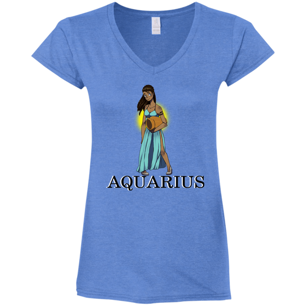 Aquarius Inspired. Specially Designed V-neck