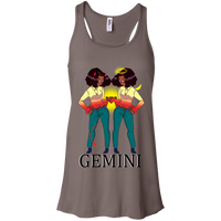 Gemini Inspired. Specially Designed Flowy Racerback Tank