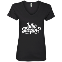 Who Sleepin? V-Neck