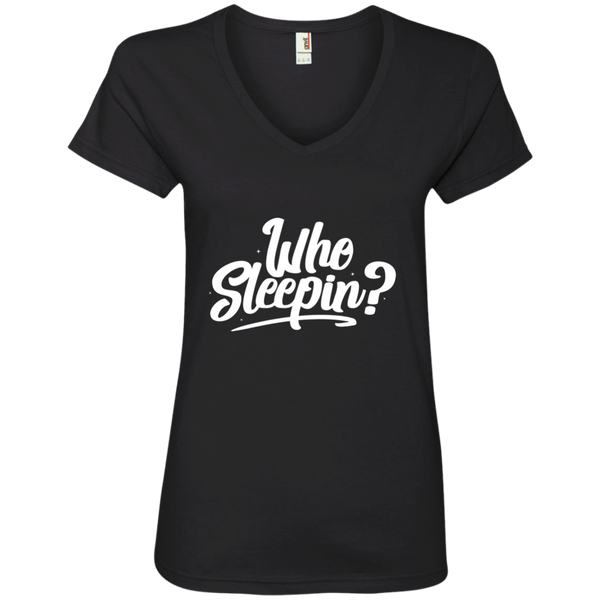 Who Sleepin? V-Neck