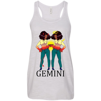 Gemini Inspired. Specially Designed Flowy Racerback Tank