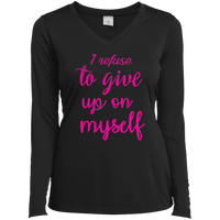 I Refuse (LS) Sports V- Neck