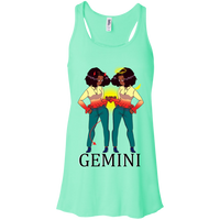 Gemini Inspired. Specially Designed Flowy Racerback Tank