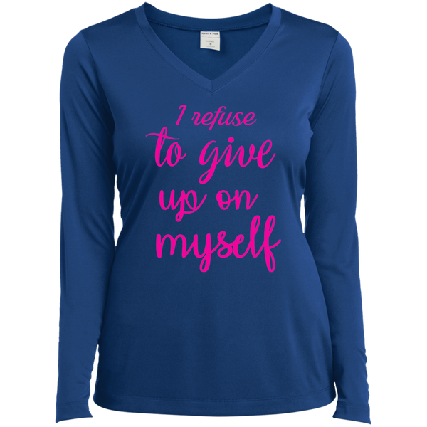 I Refuse (LS) Sports V- Neck