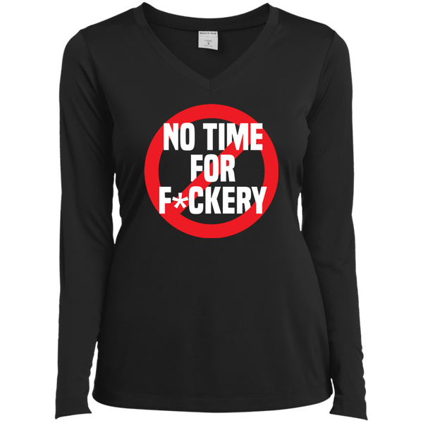 No Time (LS) Sports V-Neck