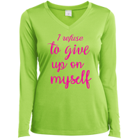 I Refuse (LS) Sports V- Neck