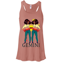 Gemini Inspired. Specially Designed Flowy Racerback Tank