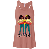 Gemini Inspired. Specially Designed Flowy Racerback Tank