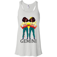 Gemini Inspired. Specially Designed Flowy Racerback Tank