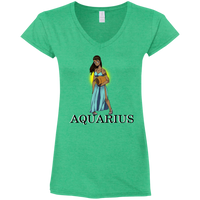 Aquarius Inspired. Specially Designed V-neck
